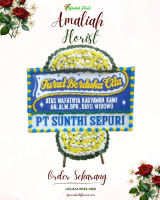 Papan Bunga Duka di Elikobal