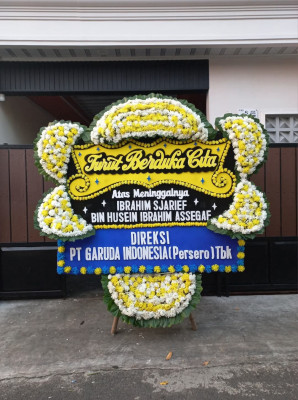 Papan Bunga Duka di Elikobal