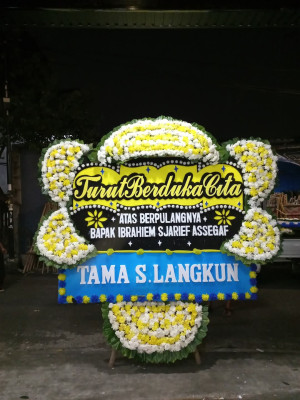 Papan Bunga Duka di Elikobal