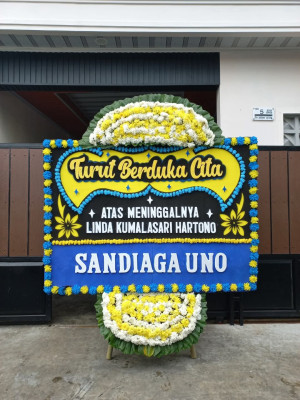 Papan Bunga Duka di Elikobal